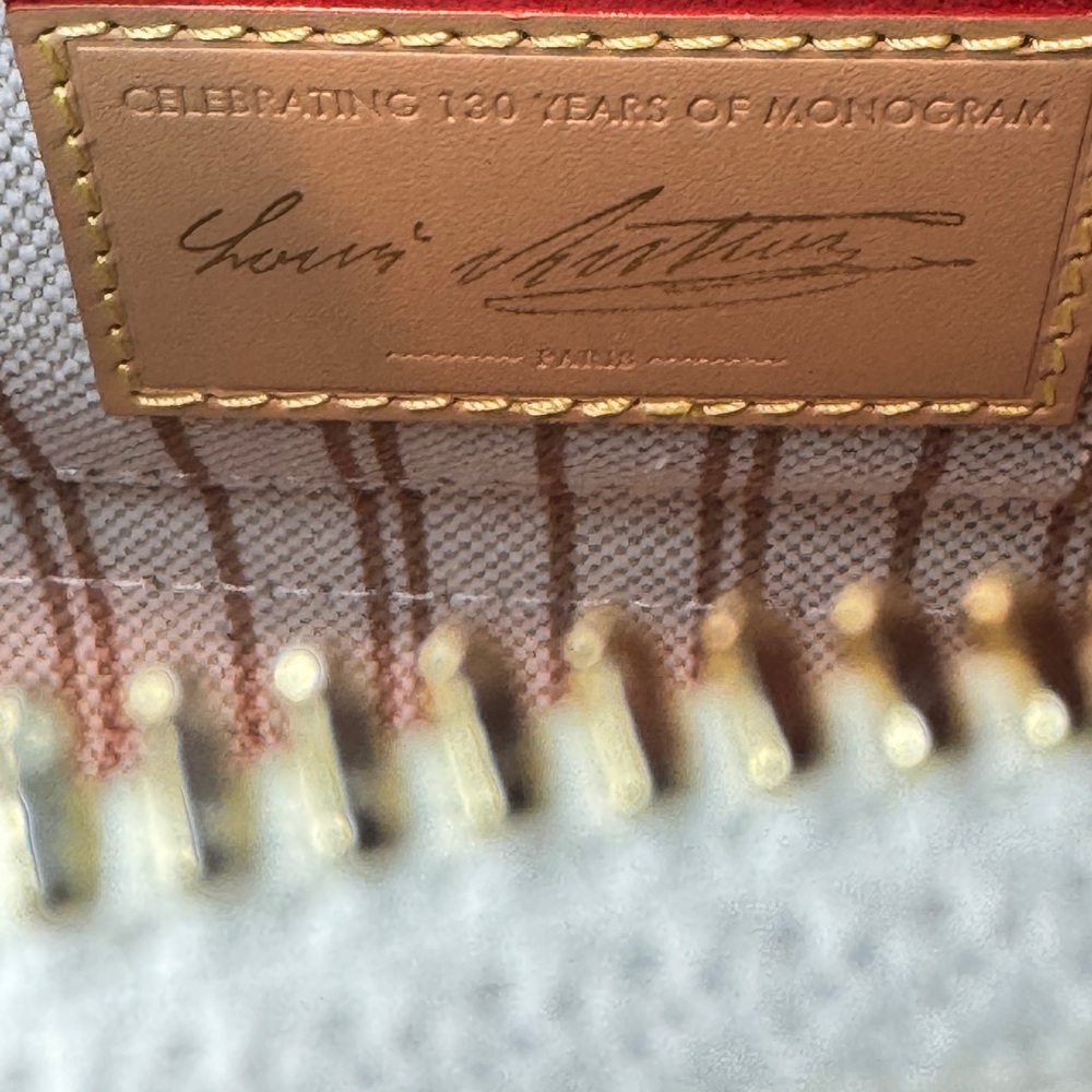 NIB Louis Vuitton Linen Alma BB 130 year Anniversary Monogram Handbag! - Picture 8 of 10